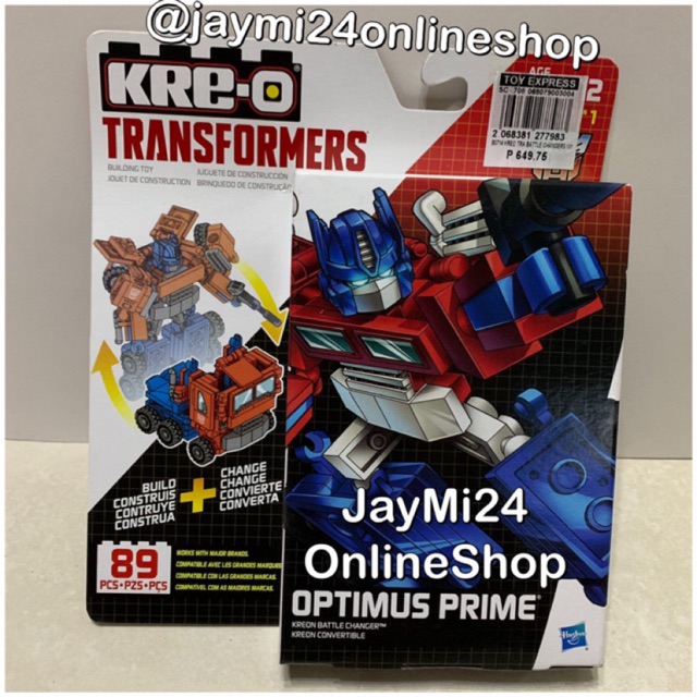 Kre-O Kreo Transformers Optimus Prime 