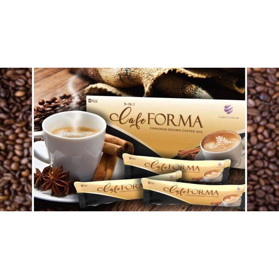 9IN1 CAFE FORMA CINNAMON BROWN COFFEE MIX(10 SACHETS 210g) Shopee