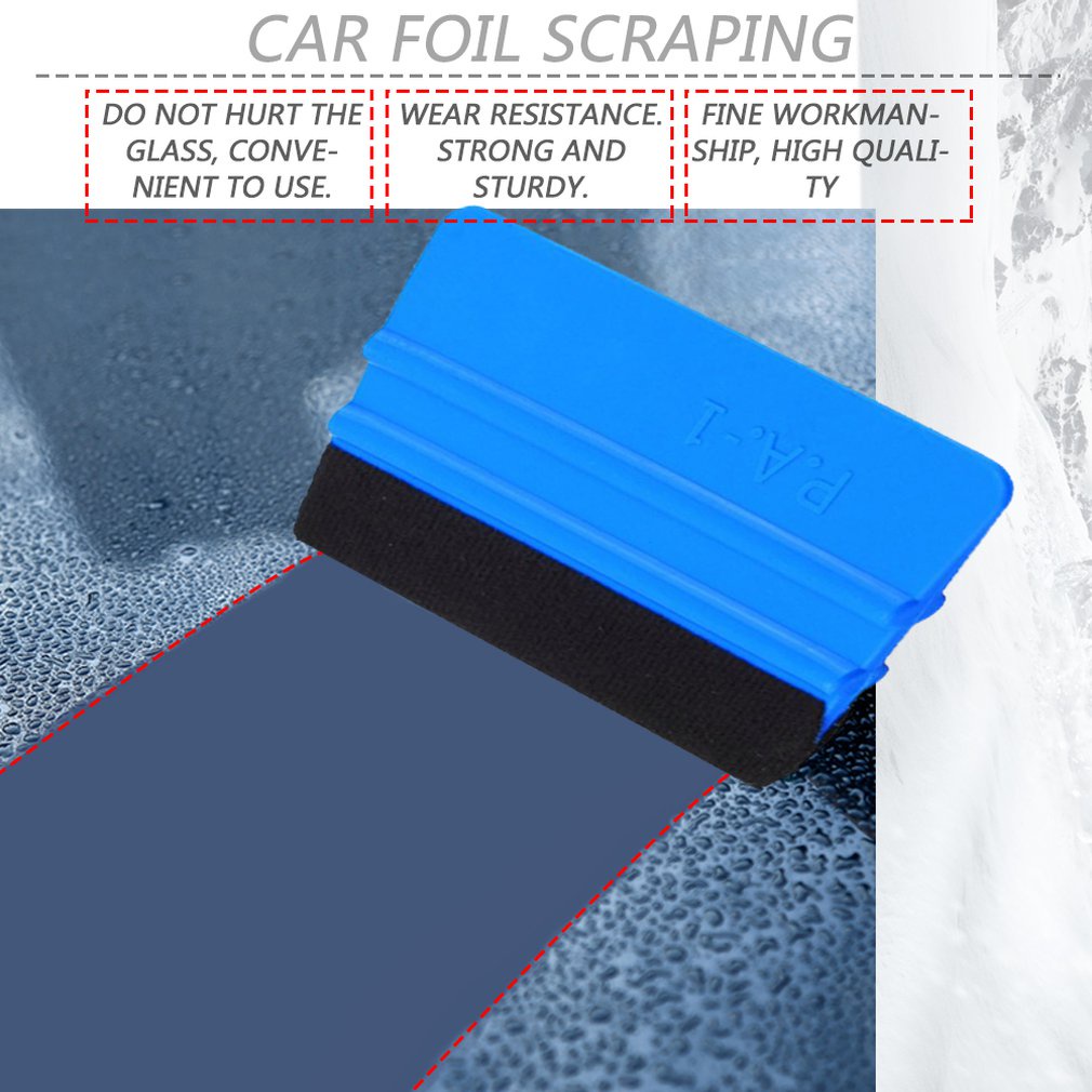 Car Vinyl Squeegee Decal Wrap Applicator Tool Soft Edge Scraper Felt