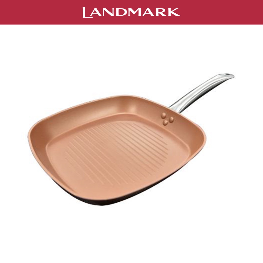 Masflex Copper Grill Pan 28cm 28 x 6.9 x 28cm Shopee Philippines