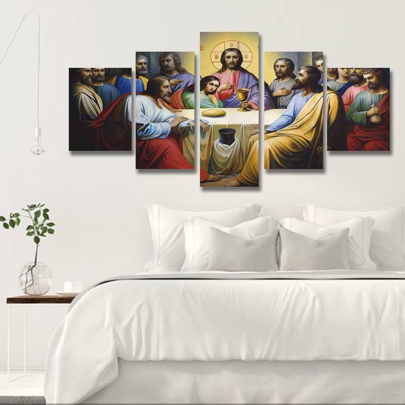 Unframed Spray Printed Oil Painting Christian The Last Supper Wall