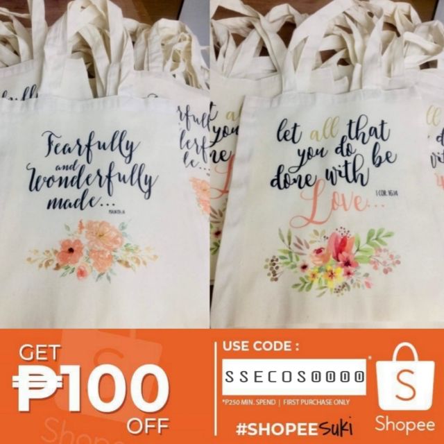 customized canvas bag philippines