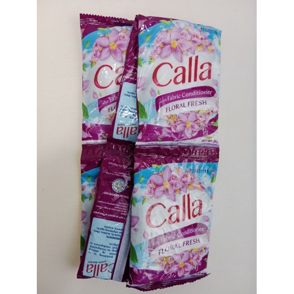 Calla Powder Detergent with Fabric Conditioner Floral Fresh 6 x 45g Shopee Philippines