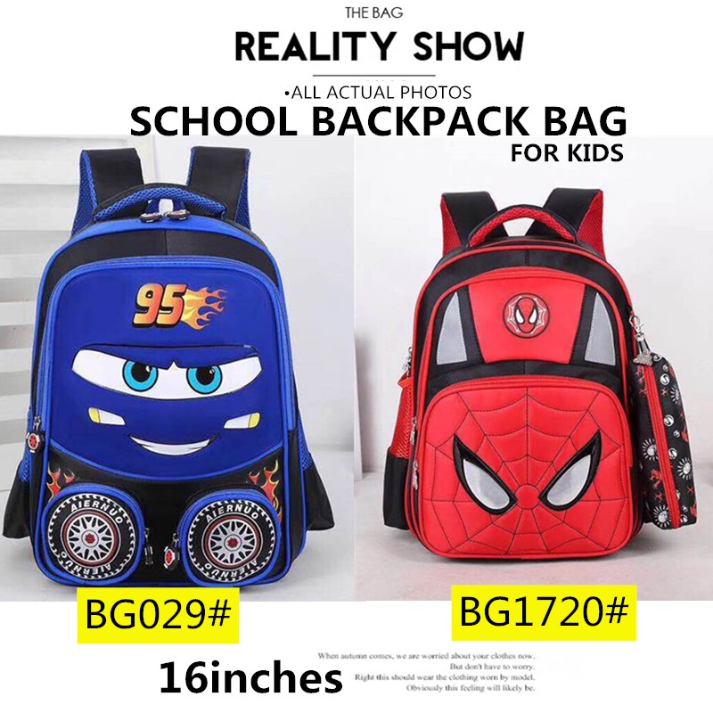 boys character bags