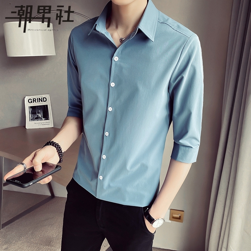 military green dress shirt