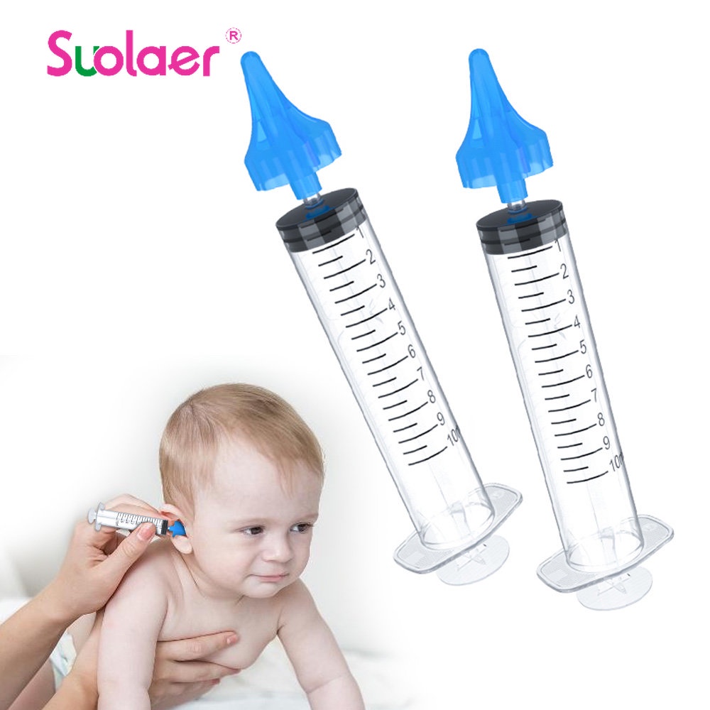 Suolaer Ear Syringe Irrigation Kit Ear Wax Removal Tool Ear Wax Cleaner ...