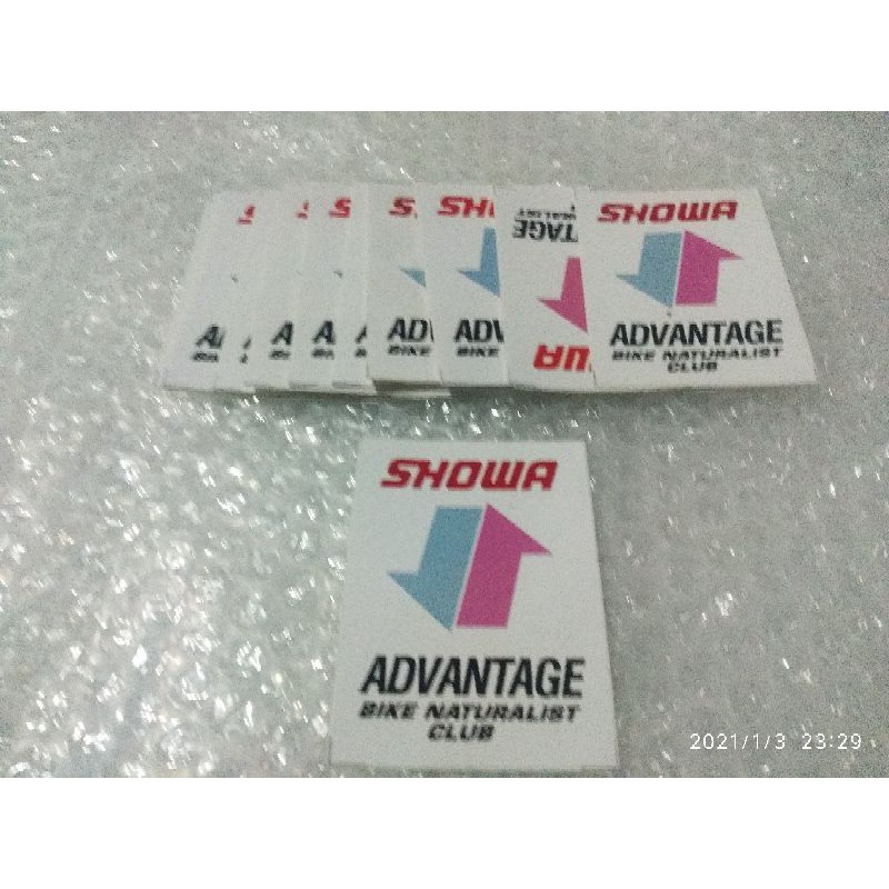 Showa SHOWA Stickers MODEL SHOWA SUSPENSION STICKER MODEL SHOWA presyo