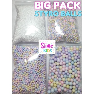 Pastel Colored Styrofoam Balls Slime Kids