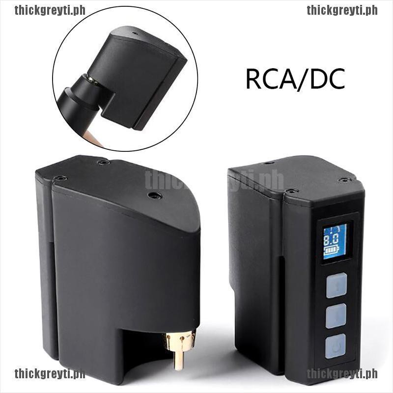 thickgreyti】Mini Wireless LED Tattoo Power Supply Battery RCA/DC Connection  F | Shopee Philippines