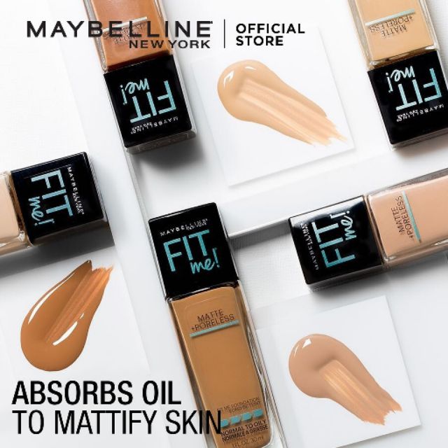 Maybelline Fit Me Matte Poreless Foundation Nude Beige Shopee My Xxx Hot Girl