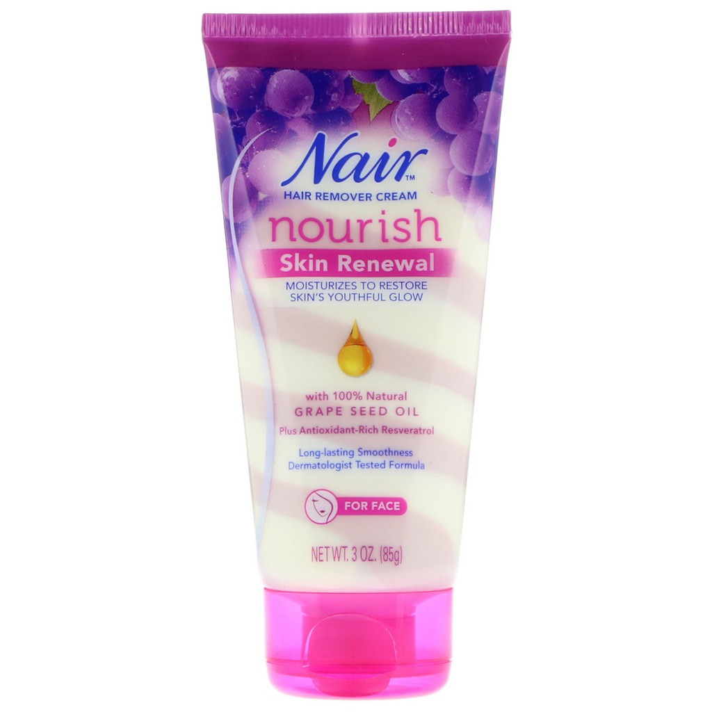 Nair Hair Remover Cream Skin Renewal For Face 3 Oz 85 G Shopee