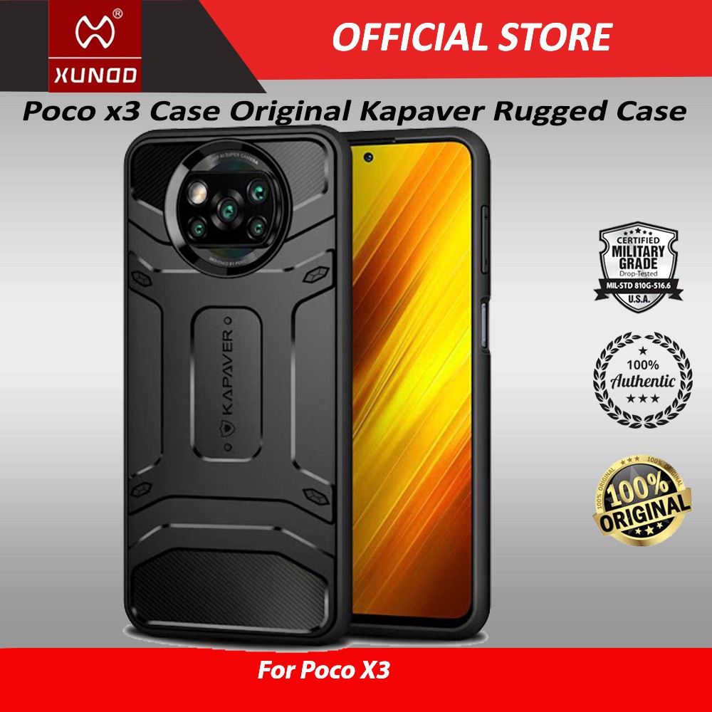 Poco x3 / Poco X3 Pro Case Original Kapaver Rugged Case ...