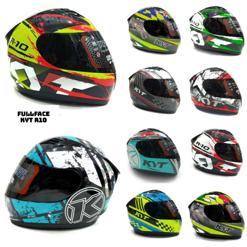 Kyt R 10 R10 Super Fluo Full Face Helmet Shopee Philippines