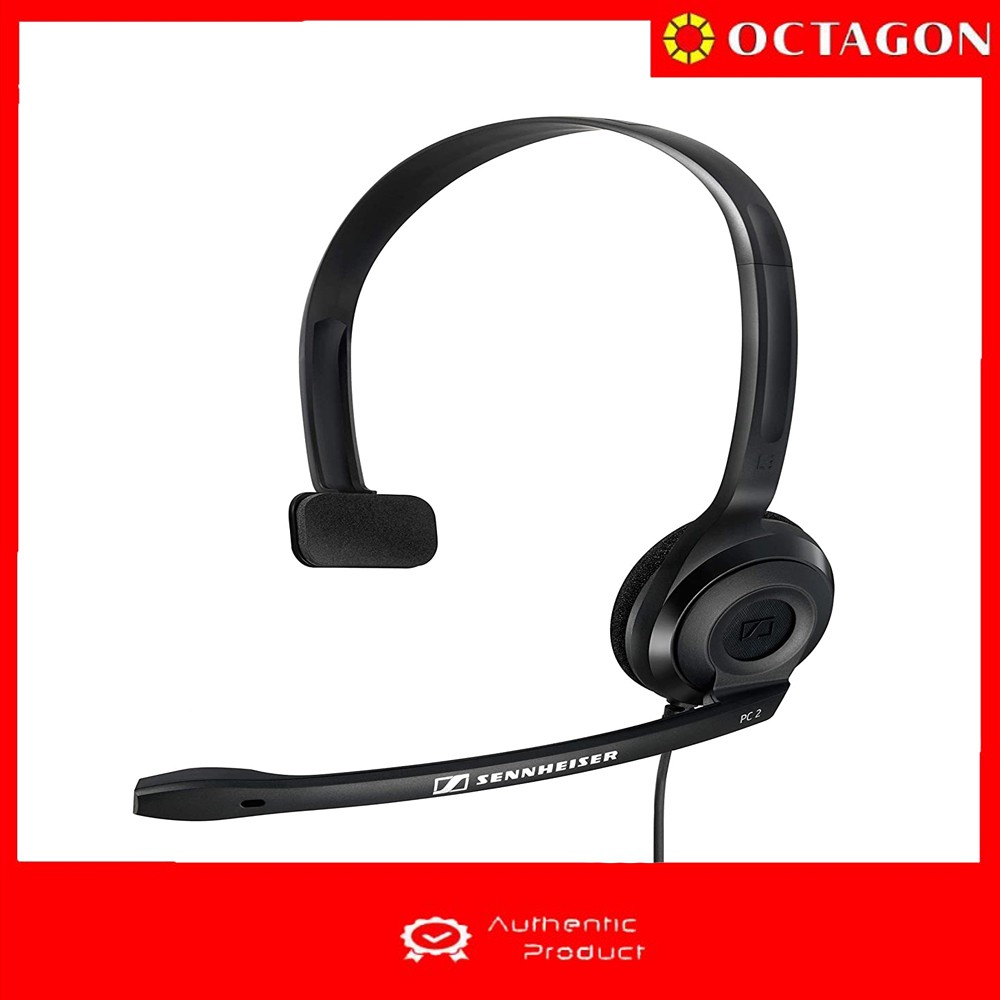 Sennheiser Pc 2 Chat 2x3 5 Jack Pc Headset One Side Only With Microphone Wired 2m Noise Cancellation Shopee Philippines