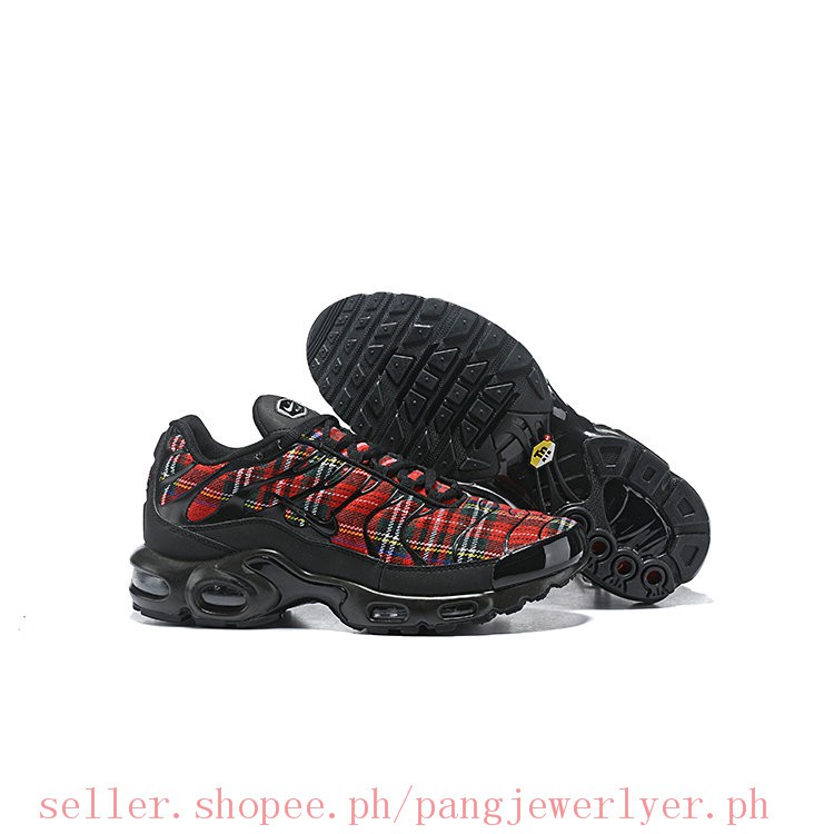 black and red air max tn
