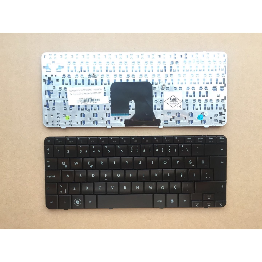 Original Hp Hp Dv2 Dv2 1005ax 1006ax 1124 11 1125 Notebook Keyboard Tr Text Shopee Philippines