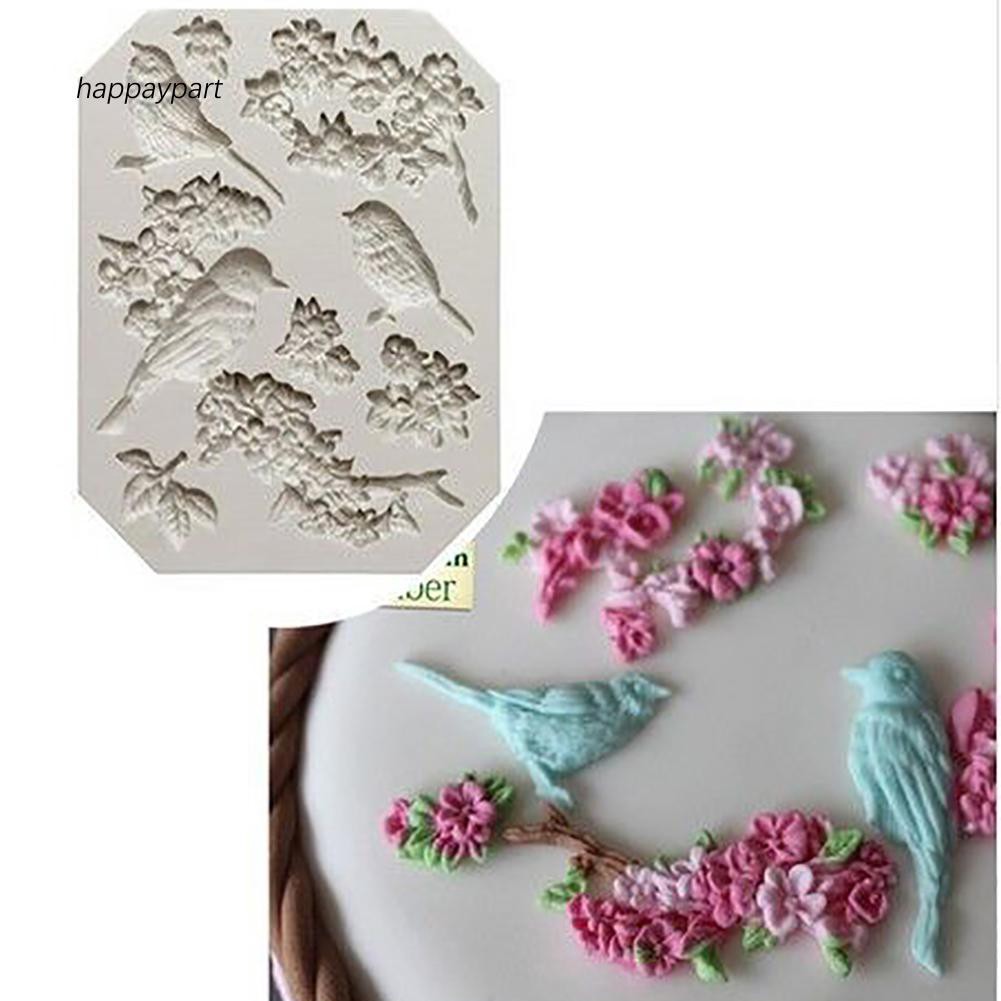 Feather Design Silicone Mould DIY Fondant Cake Mold Tool for Cake Decoration
