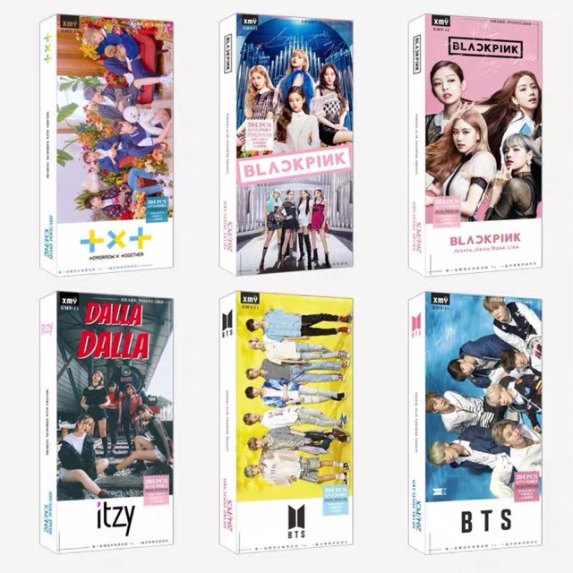 Kpop Postcards Blackpink Bts Twice Exo Got7 Itzy Momoland Seventeen Txt Straykids Nct127 Shopee Philippines