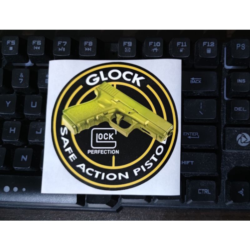 Glock Logo Vinyl Sticker High Quality Sticker Waterproof Laminated Sticker Shopee Philippines