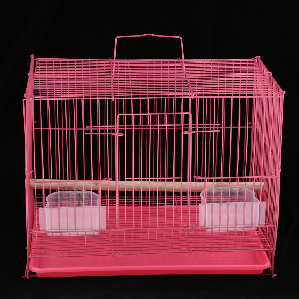 small parrot cage with stand