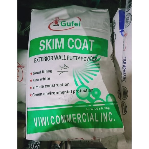 GUFEI skim coat white EXTERIOR wall 1KILO!! | Shopee Philippines