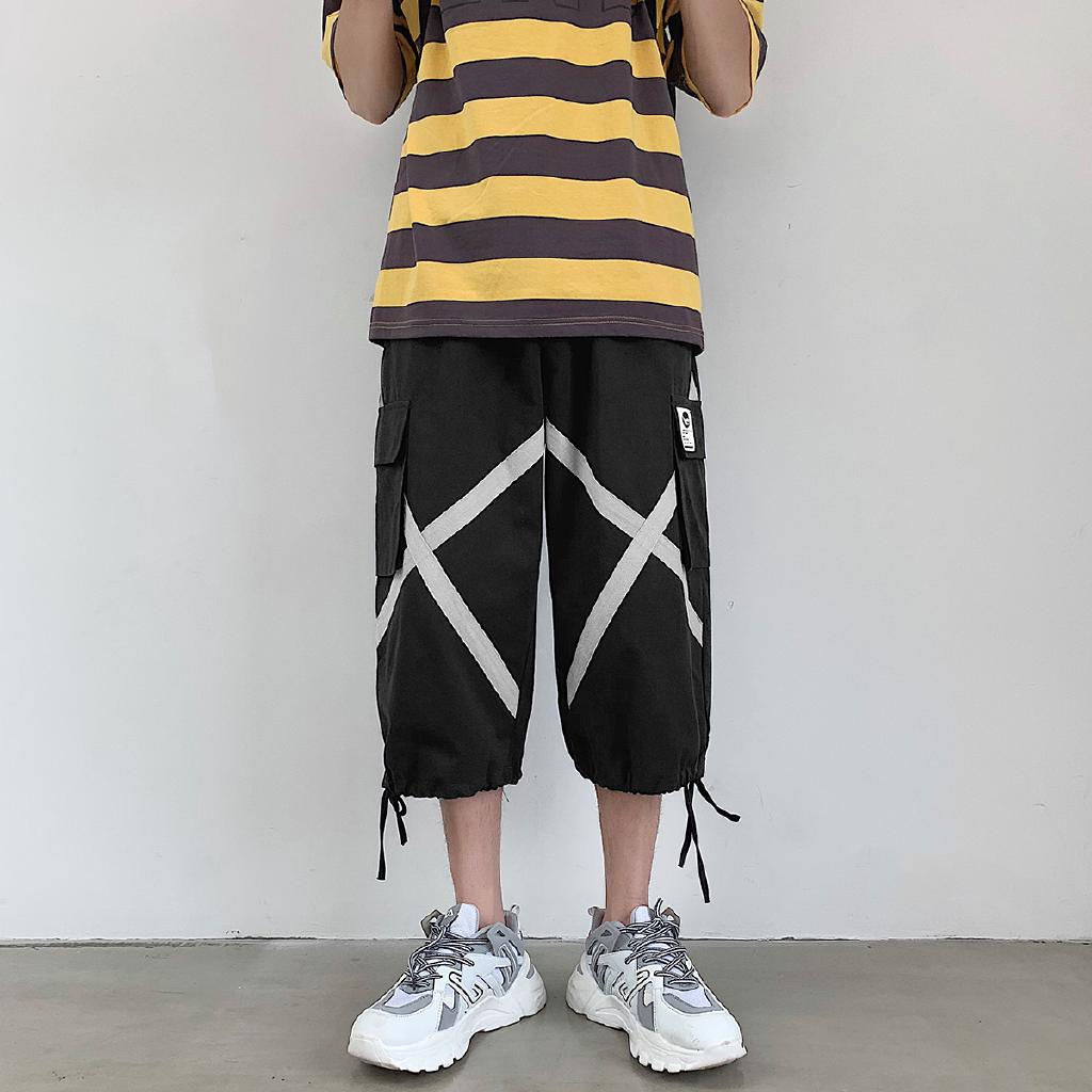 wide leg cargo shorts