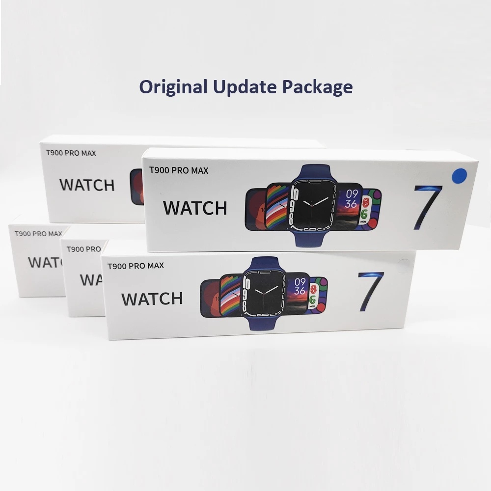 （hot）100% Original T900 Pro Max Smart Watch Series 7 with Two Buttons DIY Watch Face Bluetooth Call