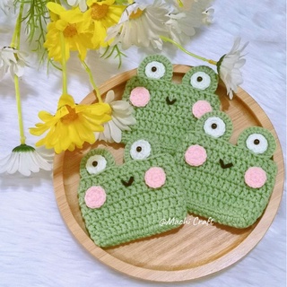 Cute Crochet Frog Coin Purse