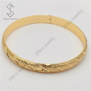 JS&CO jewelry 18K Bangkok Gold Bracelet bangle for women B1355