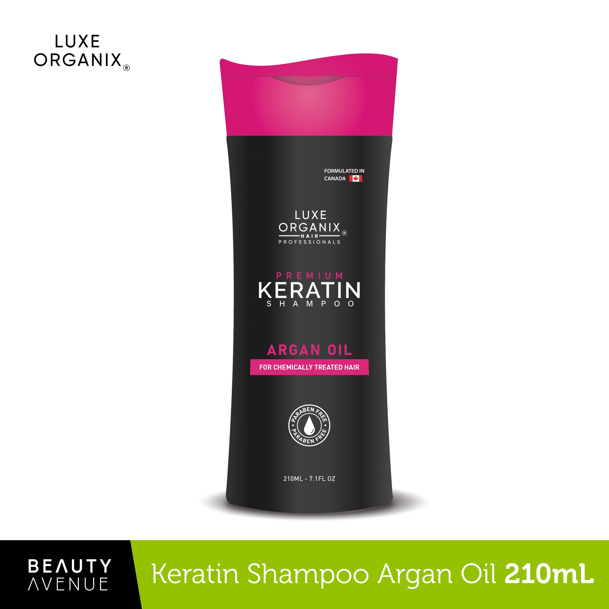 Luxe Organix Premium Keratin Argan Shampoo 210ml Shopee Philippines