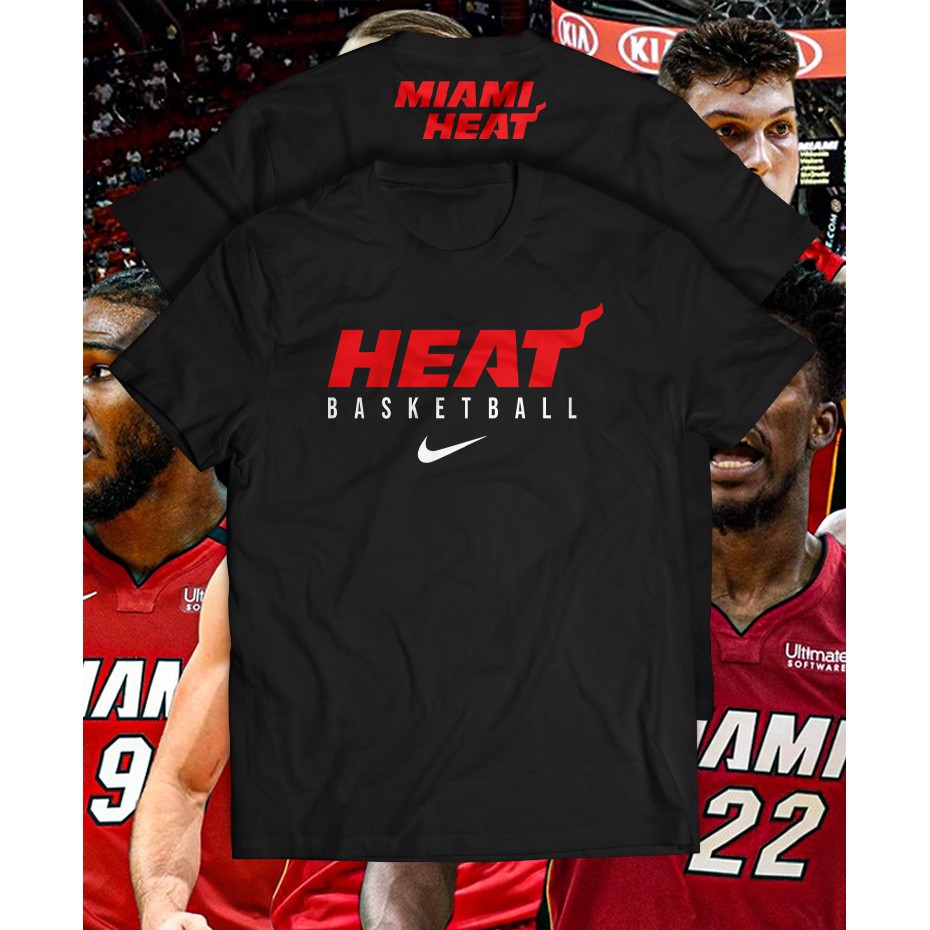 Men's Miami Heat Fanatics Branded Black Primary Logo T-Shirt