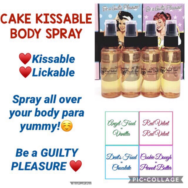 Cake Kissable Body Spray 50ml Shopee Philippines