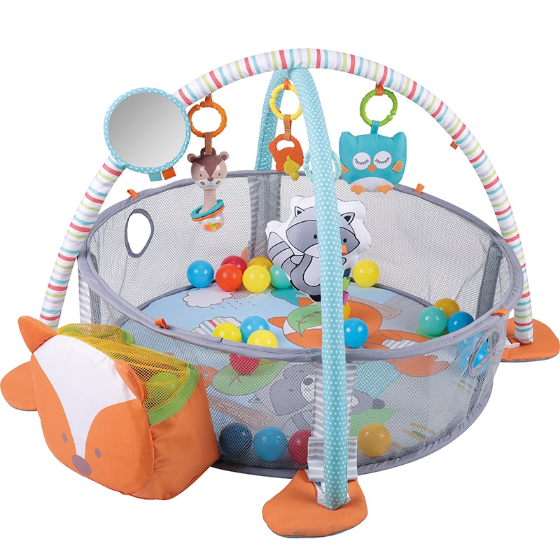 turtle play mat with balls