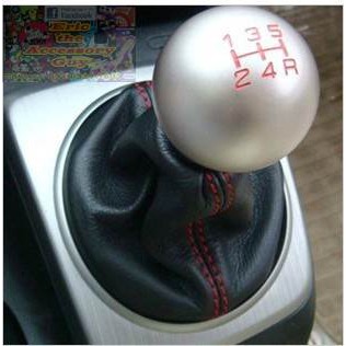 Racing JDM Type-R Style 5 Speed Manual Universal Gear Shift Knobs Adapters Included Fit Compatible with Mazda Tacoma STi Nismo 2004 Honda Accord Subaru Focus ST Miata Civic WRX Toyota TRD 