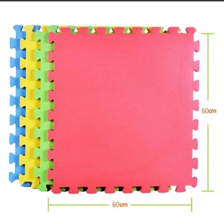 60x60cm EVA BIG SIZE Play Mats  Plain Puzzle Floor Mats for Kids  Crawling Mat (4pcs Per Pack)