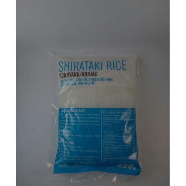 Shirataki Rice 200g Konnyaku/Konjac | Shopee Philippines