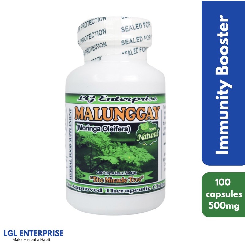Malunggay Herbal Capsules Blood Sugar and Cholesterol Reduction