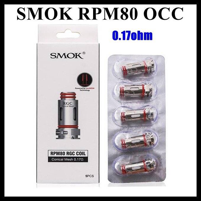 (5pcs) Legit SMOK RGC Coil 0.17ohm RGC Conical Mesh Coil Fit Fetch Pro ...