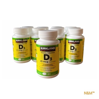 Kirkland Signature Vitamin D3 1000-IU 25mcg (360 Tablets)