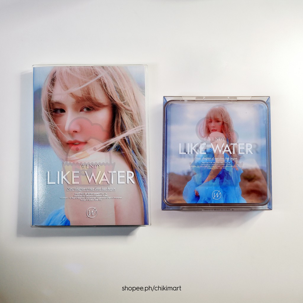 Red Velvet Wendy Like Water Album (Photobook and Case ver) + Inclusions