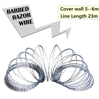 Garden Wall Fence Anti-climb 29m Wire Blade Fence【1 Year Warranty Anti-rust】diameter 50cm Cover 5-6m