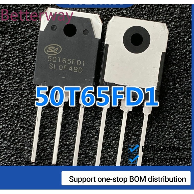5pcs Original Transistor 50T65FD1 SGT50T65FD1PN 50T65FD IGBT 650V 50A ...