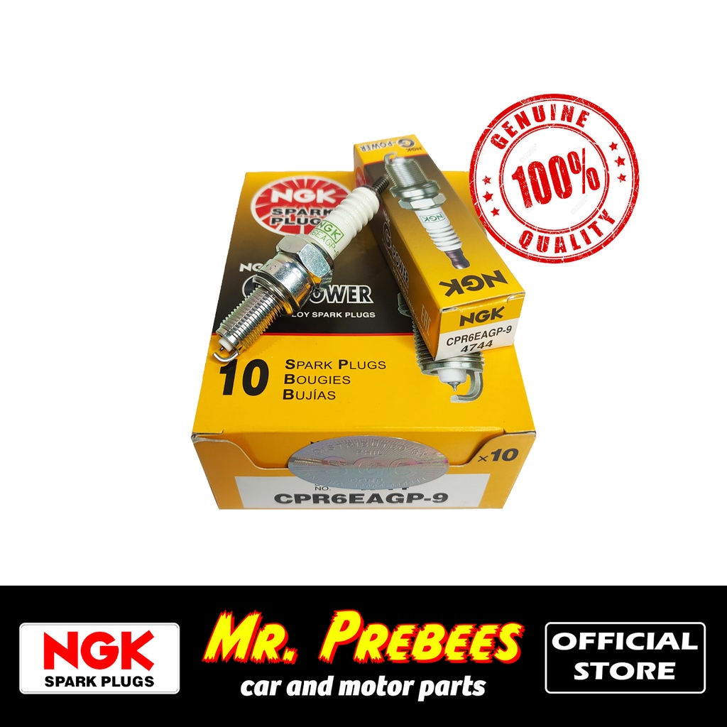 NGK Spark Plug GPower (CPR6EAGP9) For Xrm125, Wave125, Gixxer 100