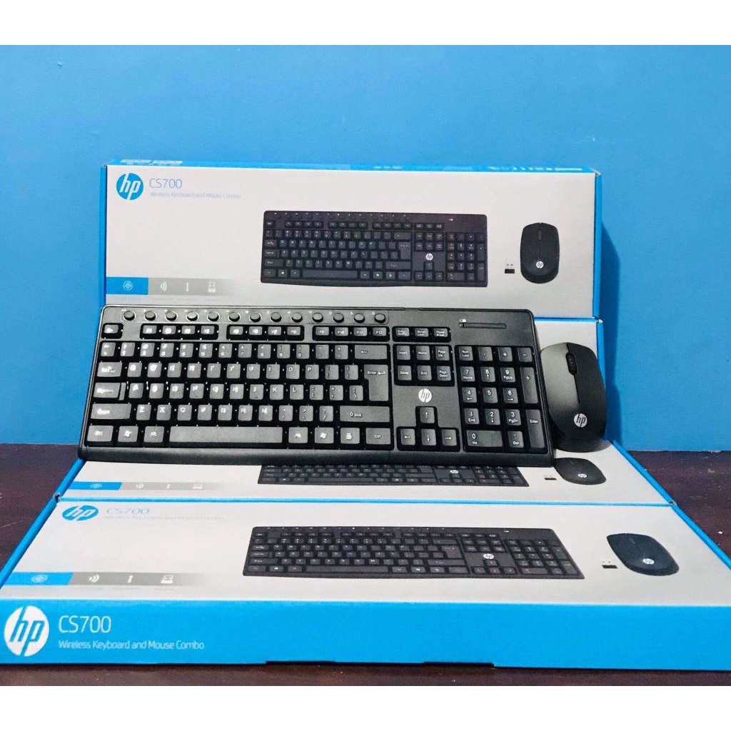 Hp HP CS700 Combo Wireless Keyboard & Mouse Bundle With Mini USB