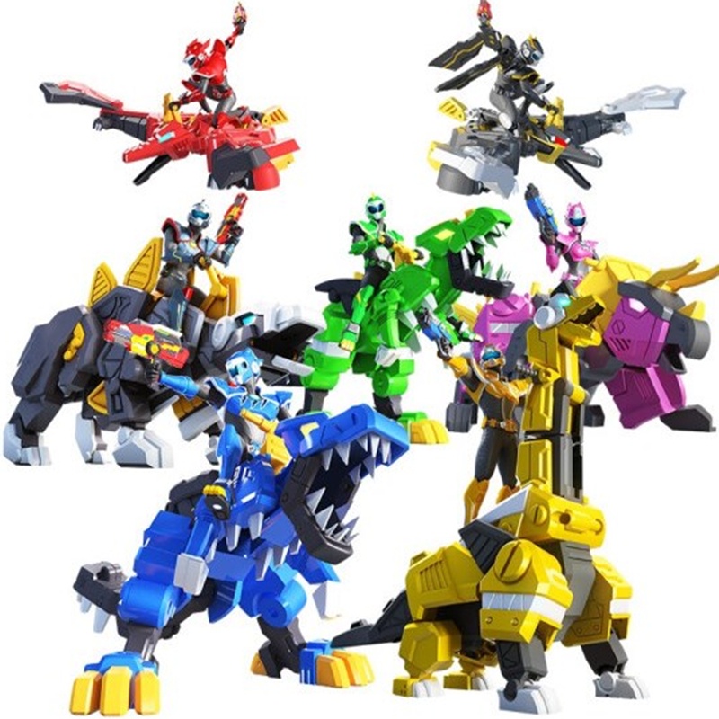 Mini Force Super Dinosaur Power Robot Transformation Action Figure ...