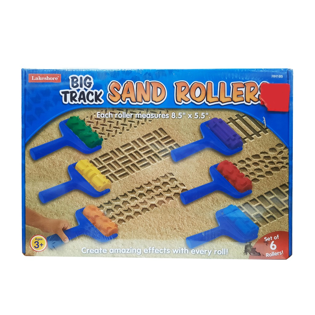 Lakeshore HH185 Big Track Sand Rollers Set of 6 (Multicolor) Shopee