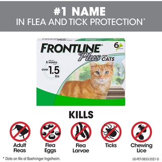 Frontline Plus for Dogs Cats Flea and Tick Spot Treatment Repellent Anti-Flea Anti-Itching 1piece #7