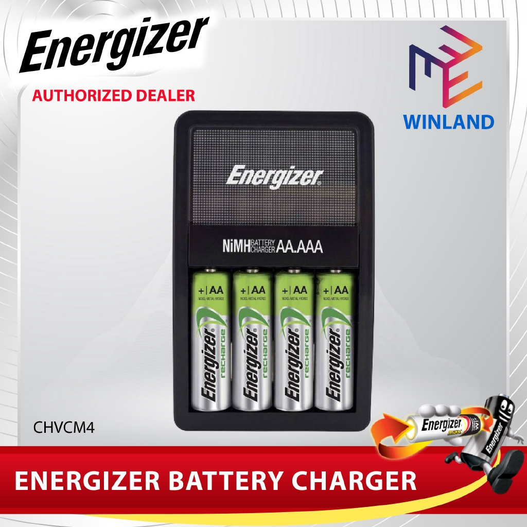 Energizer Recharge Maxi Charger for AA & AAA Battery w/ FREE 4