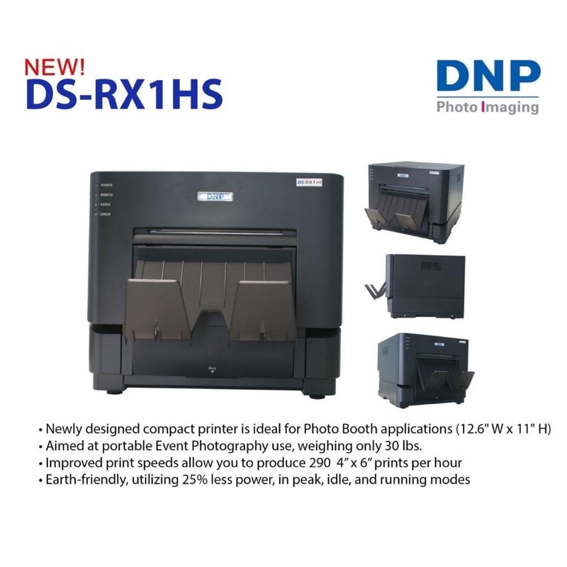 1400 Prints/2 sets of 700 DSRX1 4 x 6 NEW 4x6 RX1HS Media Pack for DNP DS-RX1HS