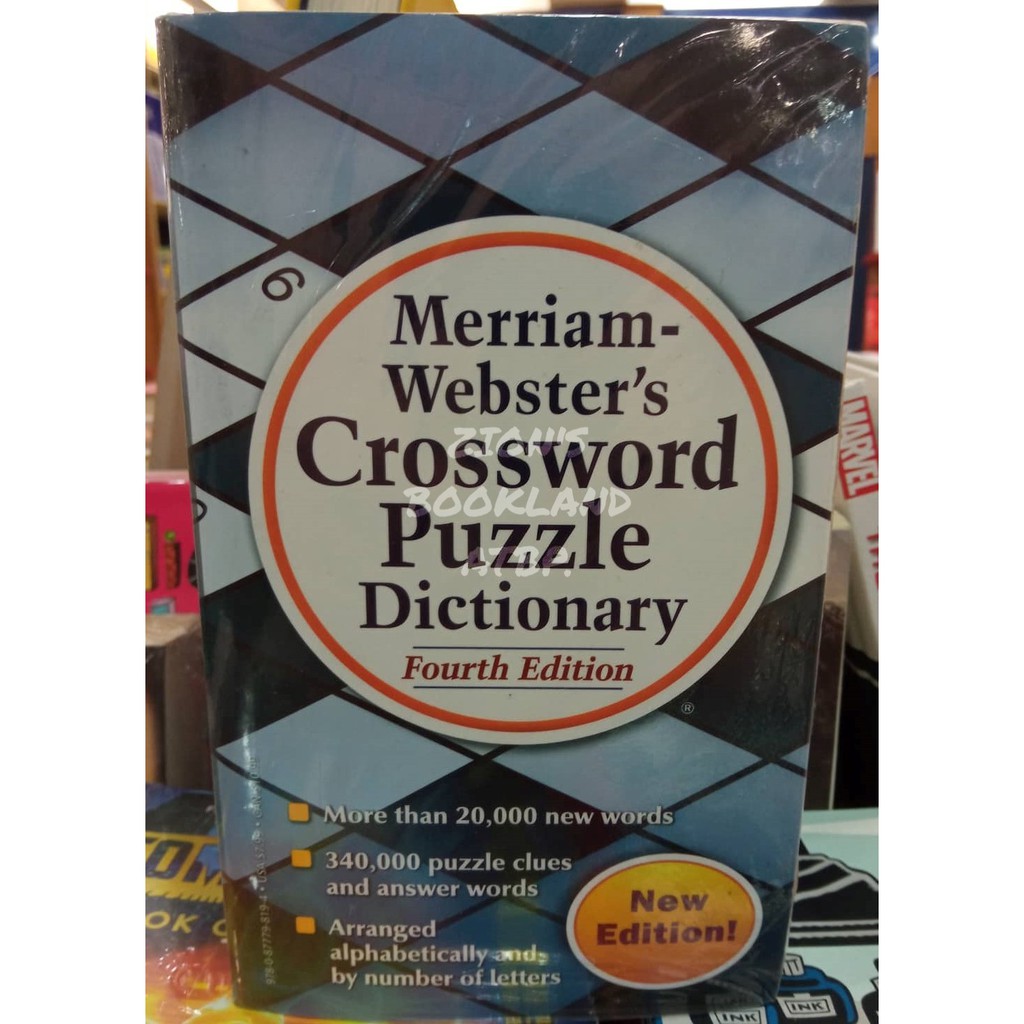 Merriam webster s crossword puzzle dictionary 4th edition shopee